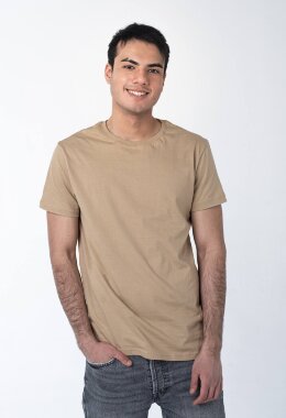 Песочная мужская футболка Песочная мужская футболка